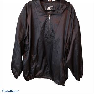 Starter coat hooded black xl